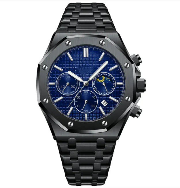 Fashionable & Modern Men's Fully Automatic Stainless Steel Watch