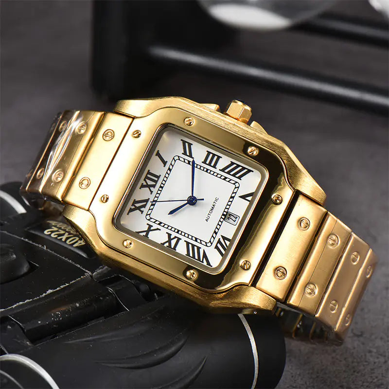 Stylish Quartz Square Watch for Unique Personalities
