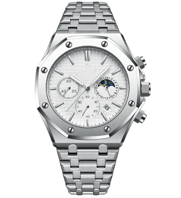 Fashionable & Modern Men's Fully Automatic Stainless Steel Watch