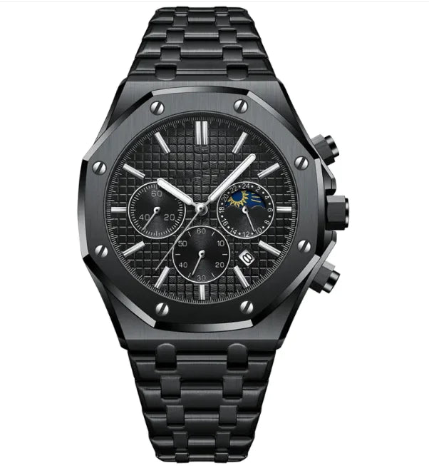 Fashionable & Modern Men's Fully Automatic Stainless Steel Watch