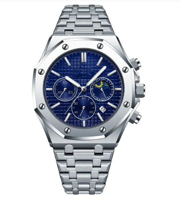 Fashionable & Modern Men's Fully Automatic Stainless Steel Watch